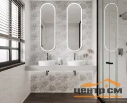 Плитка LAPARET Granel light grey декор 30x89,5 обрезная арт.VT\A671\13031R