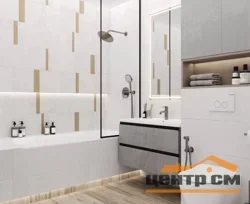 Плитка LAPARET Modena sabbia панно 90х90 матовая обрезная арт.VT\A675\3x\13031R