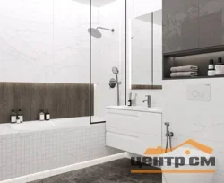 Плитка LAPARET Palazzo bianco панно 90х90 сатин обрезная арт.OS\B414\3x\13031R