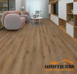 Плитка каменно-полимерная SPC FLOORWOOD Unit 43 класс Дуб Кедди 1200*180*4 мм, арт.5210 (с фаской)
