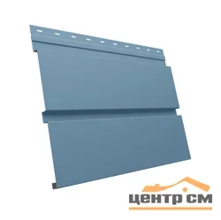 М/сайдинг Квадро брус (GL) Драп ТХ RAL5024 (пастельно-синий) толщина 0,45мм, размер 0,34*1.11 м.п. (в пленке)