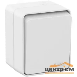 Выключатель одноклавишный ОП AtlasDesign PROFI IP54 10AX белый SE ATN540111