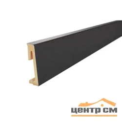 Плинтус SALAG ALPHA Czarny RAL9005 (черный) 60мм ПВХ гибкий 2,2 м