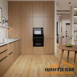 Плитка каменно-полимерная SPC FLOORWOOD Quantum 43 класс Дуб Купер 1220*228*5 мм, арт.6991 (с фаской)