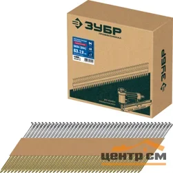 Гвозди реечные ЗУБР SN34 (D34) 63 х 2.8 мм, рифленые оцинкованные, 4000 шт