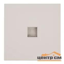 Розетка компьютерная 1-местная (механизм) СП STEKKER Мия, RJ-45, RST00-3117-08, пудровый жемчуг