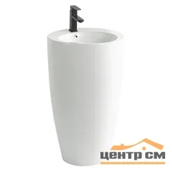 Раковина напольная AZARIO Деа отдельностоящая, с переливом, размер 500х500х830мм
