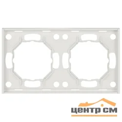 Рамка двухместная ЭРА Arktik белый арт.16-5002-01
