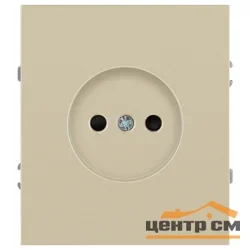 Розетка одноместная механизм СП ЭРА Arktik 2P 16А-250В без заземления шампань арт.16-2106-04
